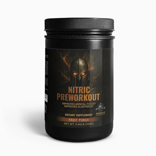 Nitric Shock Pre-Workout – Fruit Punch Flavor