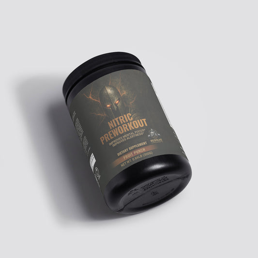 Nitric Shock Pre-Workout – Fruit Punch Flavor